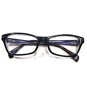 Ray Ban RB5256 5190 Black Blue Eyeglasses Frame 52-16 135 Read